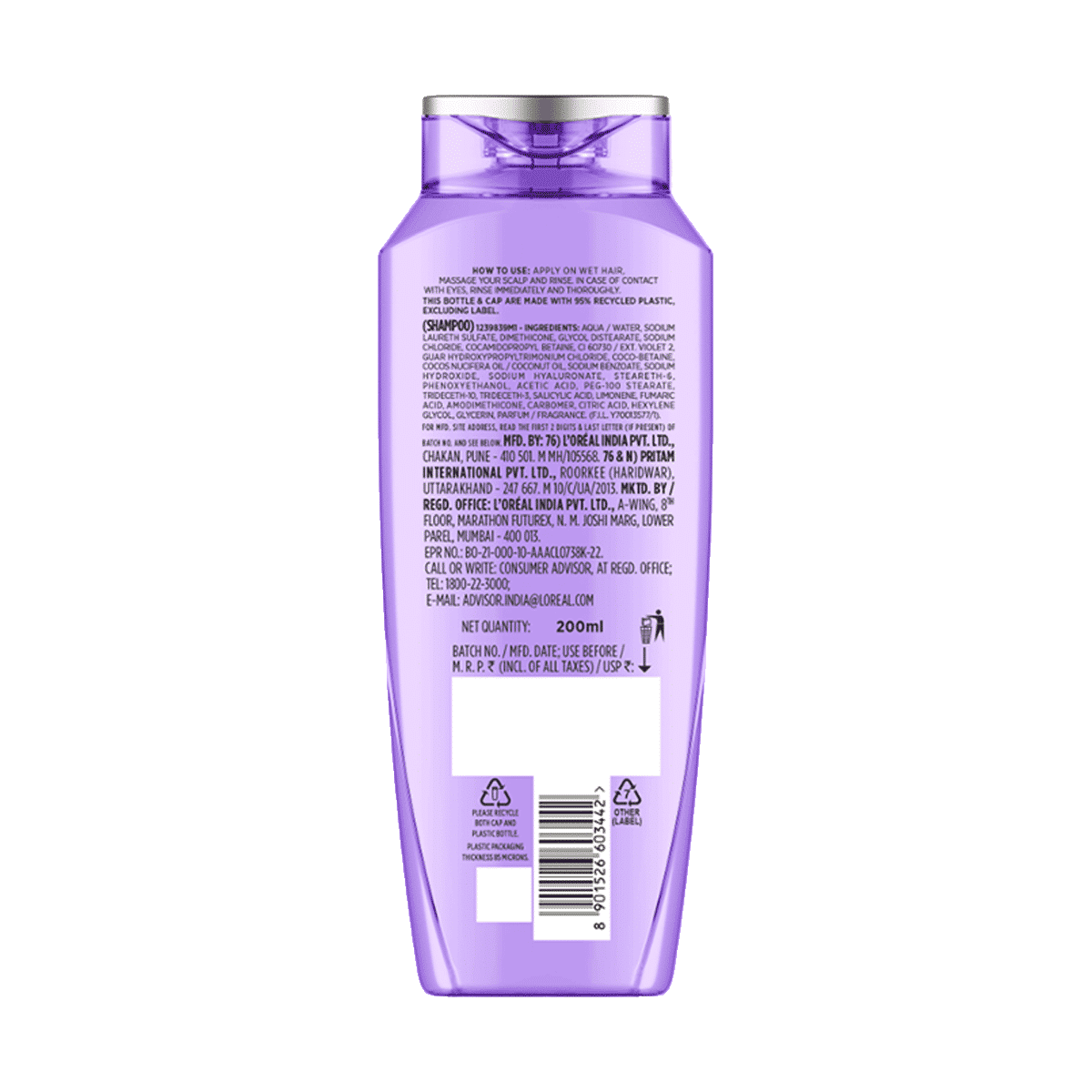 L'Oreal Paris Hyaluron Moisture 72H Shampoo - Image 2