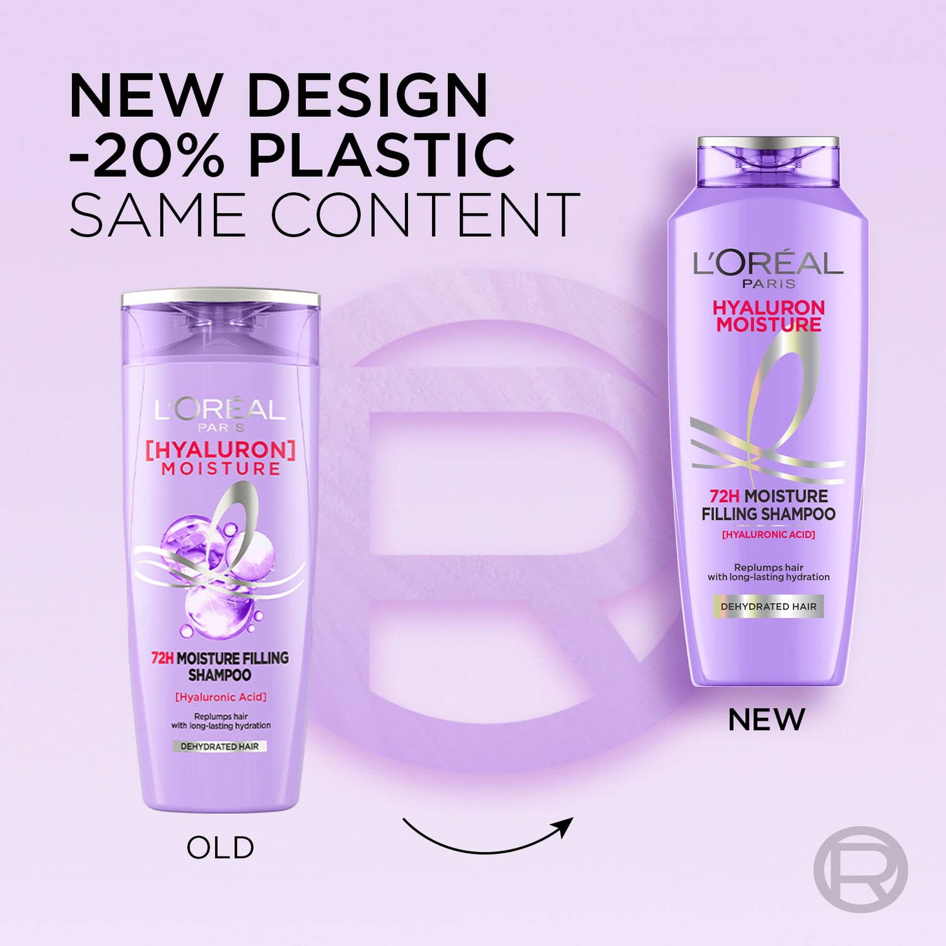 L'Oreal Paris Hyaluron Moisture 72H Shampoo - Image 4