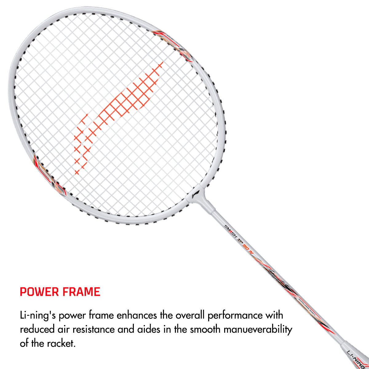 Li-Ning XP-90-IV Set of 2 Strung Badminton Racket with Free Full Cover - Image 2