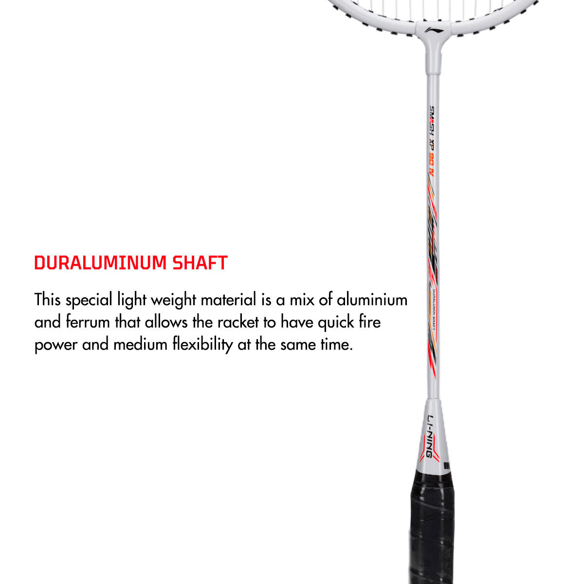 Li-Ning XP-90-IV Set of 2 Strung Badminton Racket with Free Full Cover - Image 3