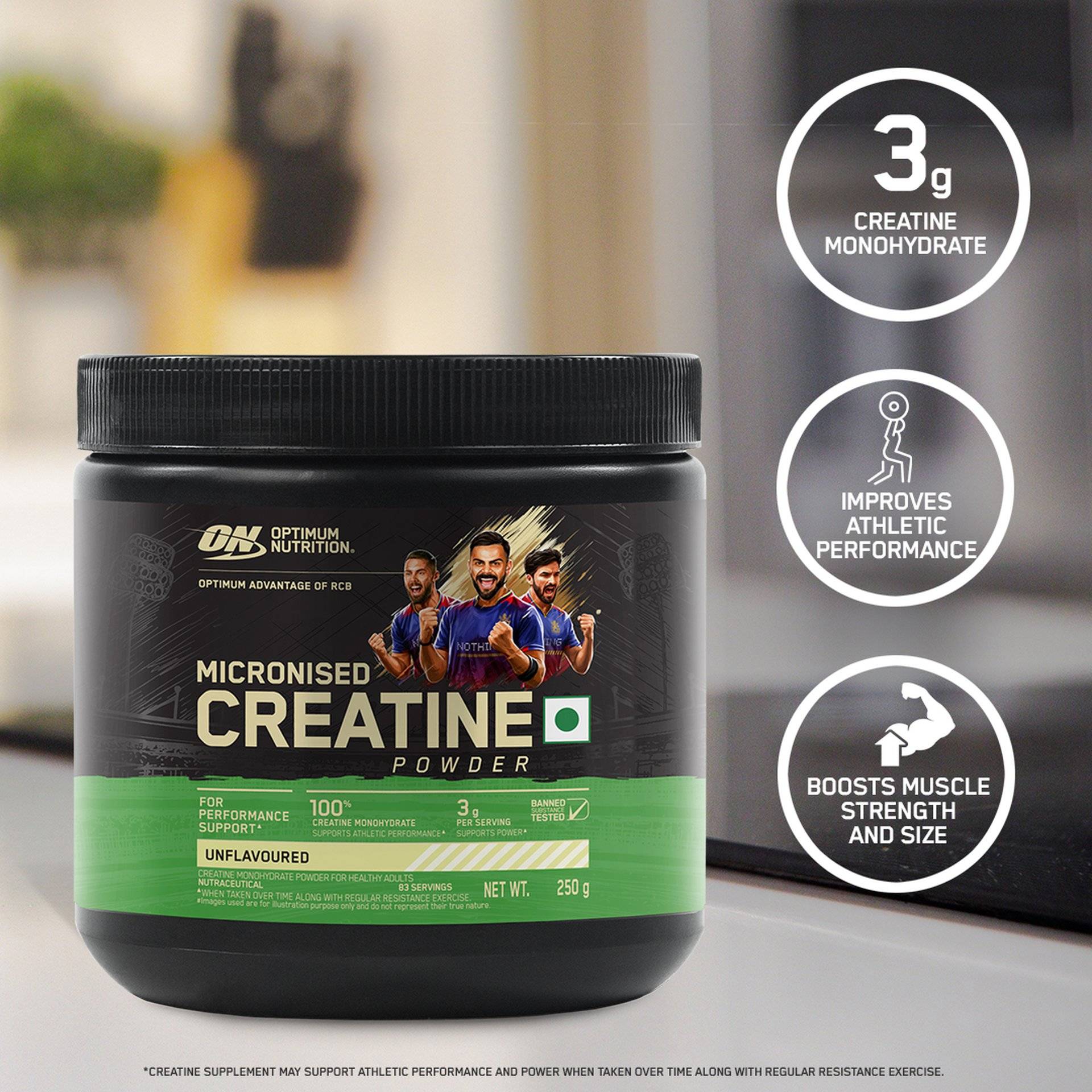 Optimum Nutrition Creatine Powder 250g - Image 8