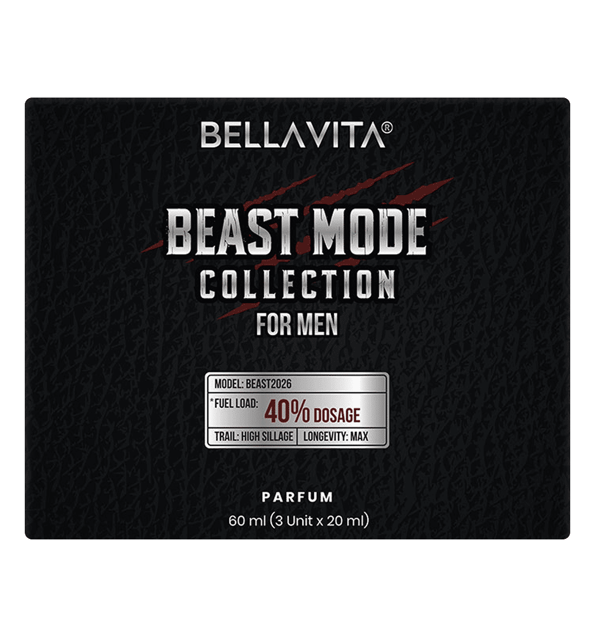 BellaVita Beast Mode 3-Pack Men's Perfume Pack of 3 - Image 2