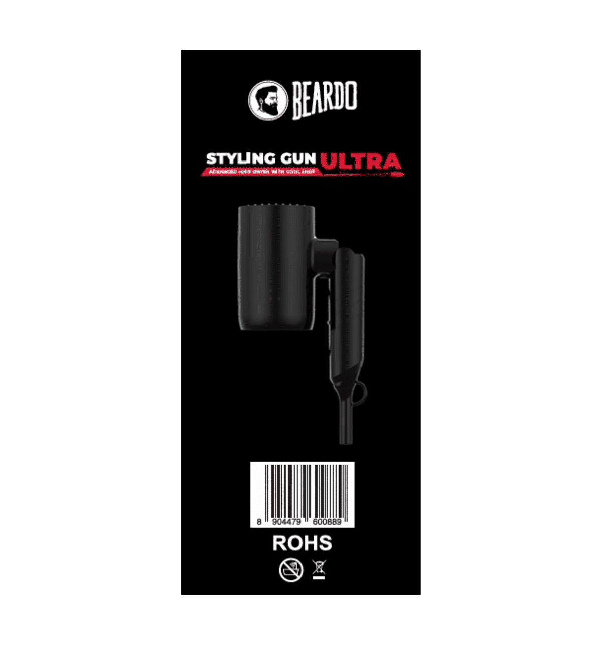 Beardo Styling Gun 1600W Hair Dryer Black - Image 3