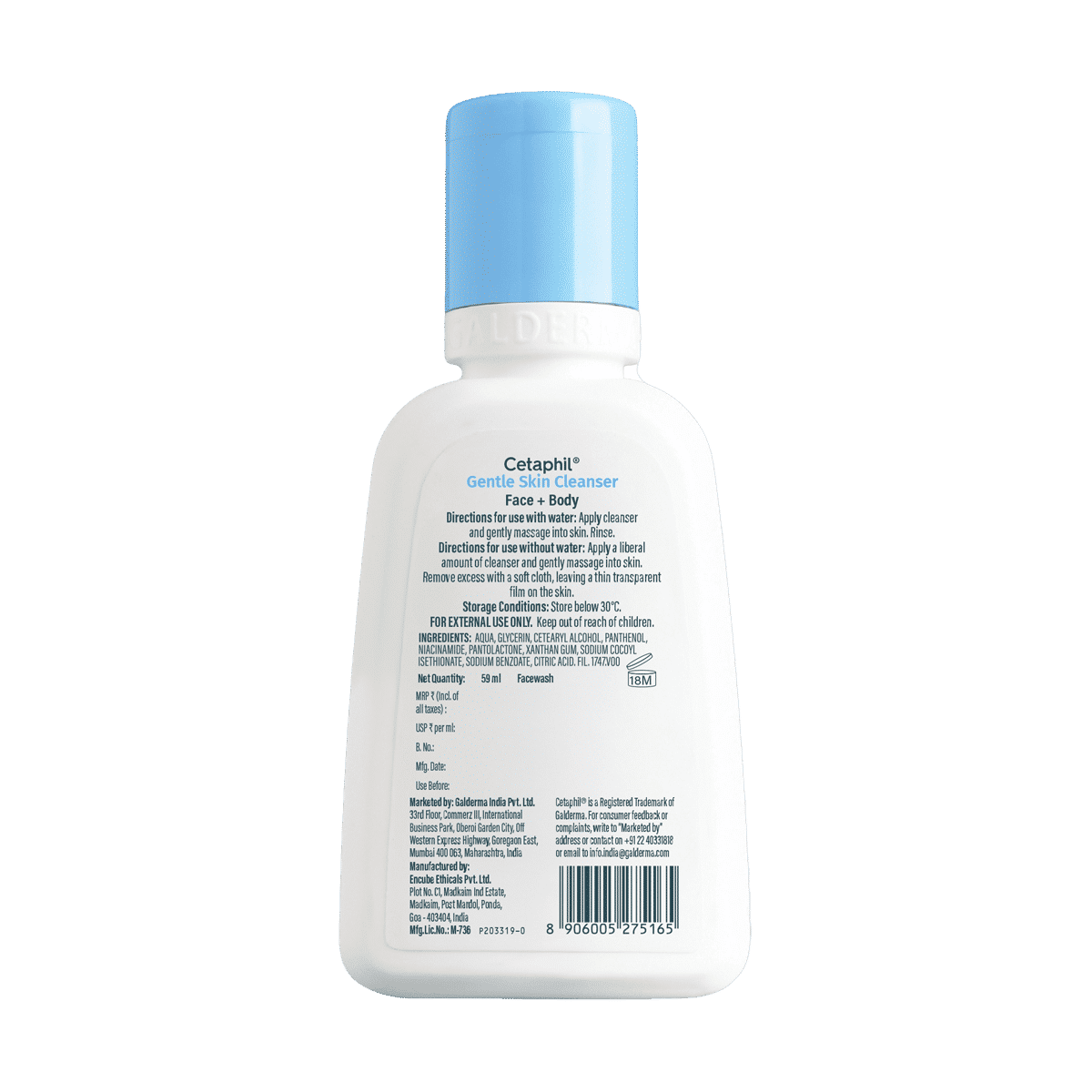 Cetaphil Gentle Skin Cleanser 59ml - Image 2