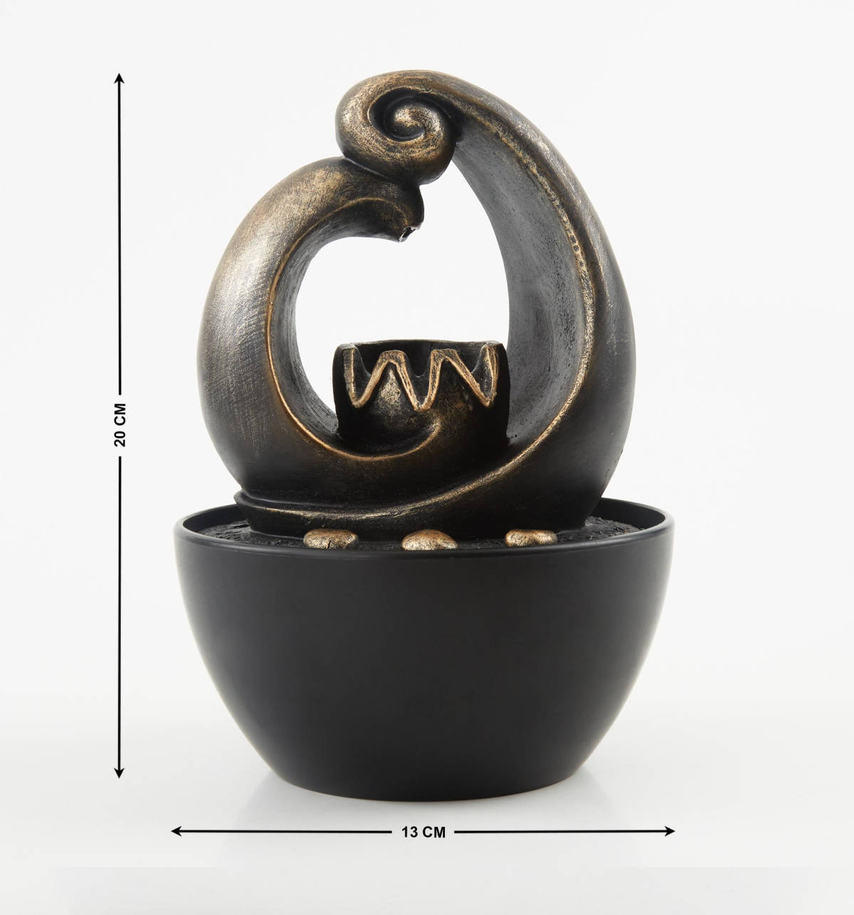 Buy Home Centre Alpine Carnival Polyresin Fountain - 13x20cm