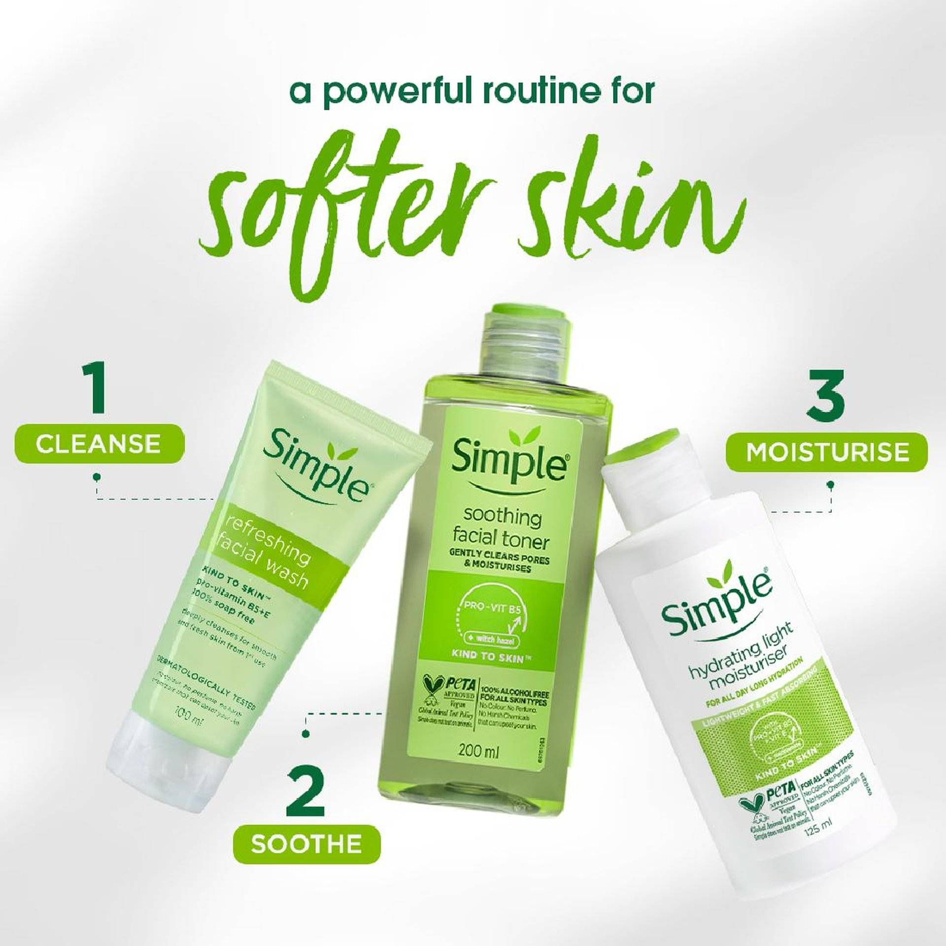 Simple Kind To Skin Refreshing Facial Wash 100ml - Image 12