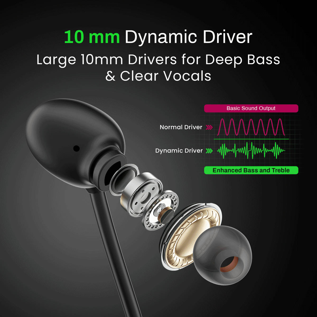 HAMMER Splendor 2 Wireless Neckband In-Ear Black - Image 6