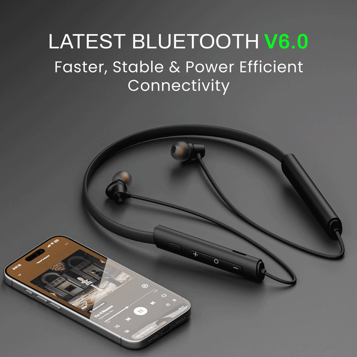 HAMMER Splendor 2 Wireless Neckband In-Ear Black - Image 7
