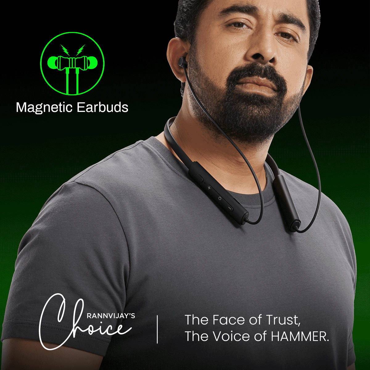 HAMMER Splendor 2 Wireless Neckband In-Ear Black - Image 4
