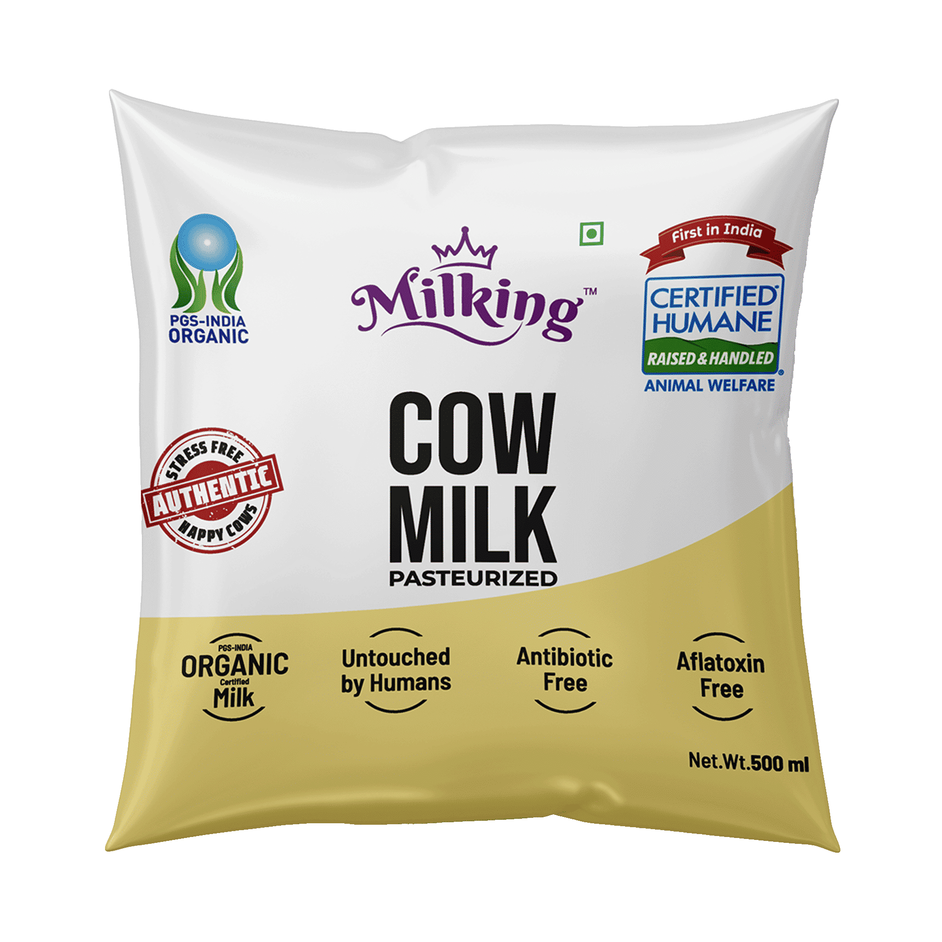 Buy Milking A2 pasteurised milk Online (500 ml) At Best Price