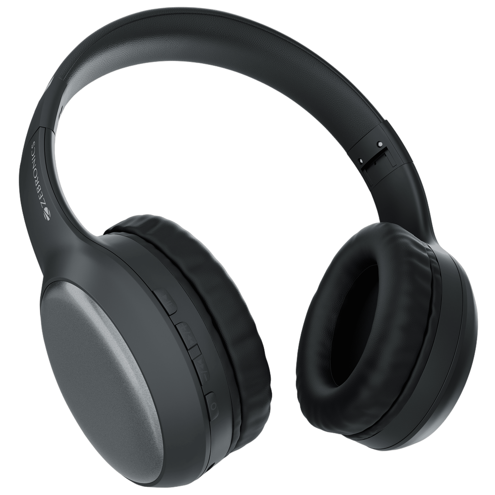 Zebronics Thunder Max Bluetooth Headphone, Black - Image 1