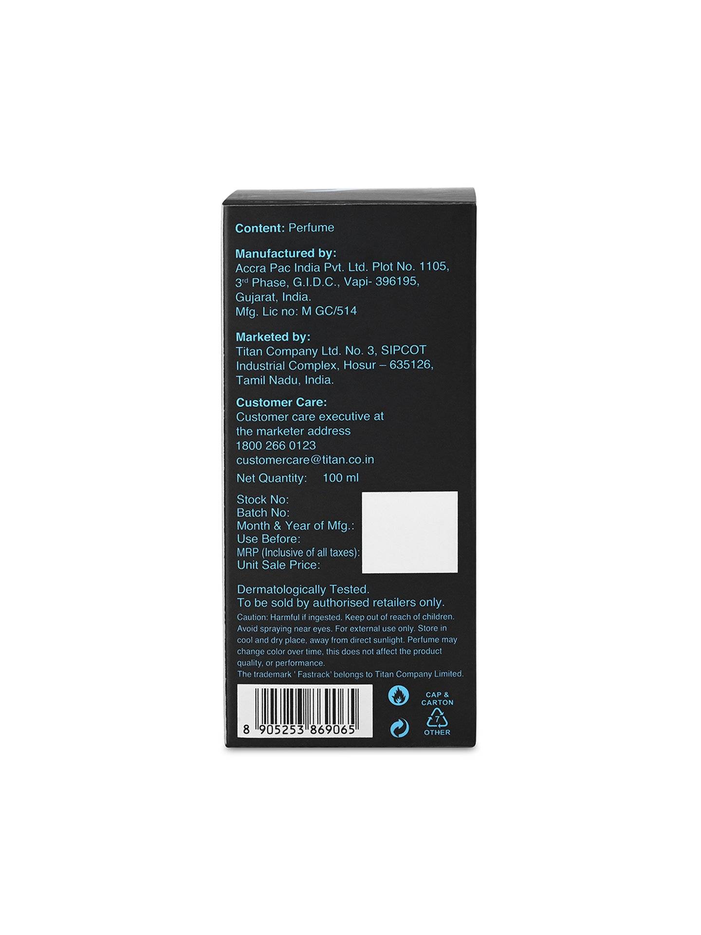 Fastrack Trance For Him Perfume 100 ml - Image 2