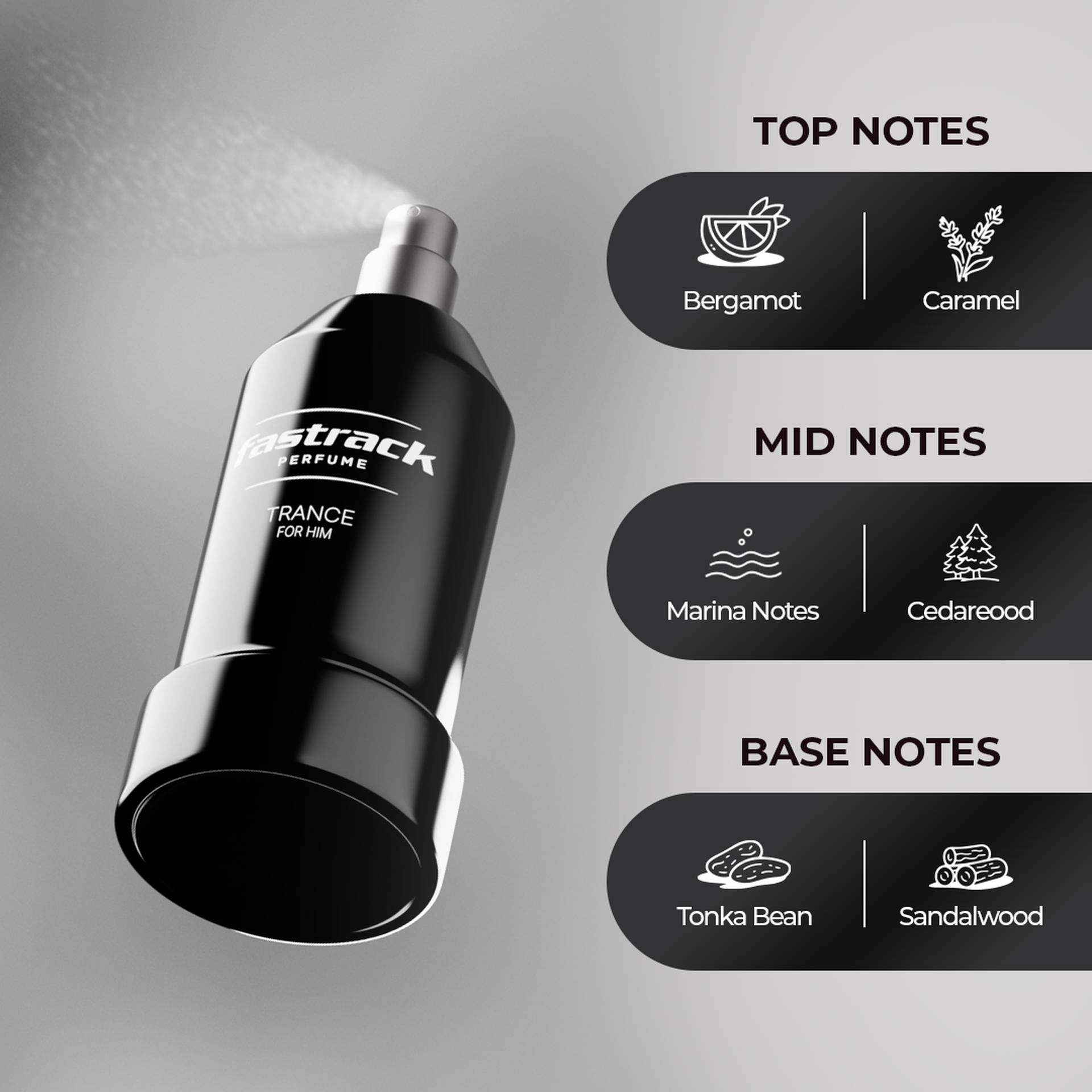 Fastrack Trance For Him Perfume 100 ml - Image 7