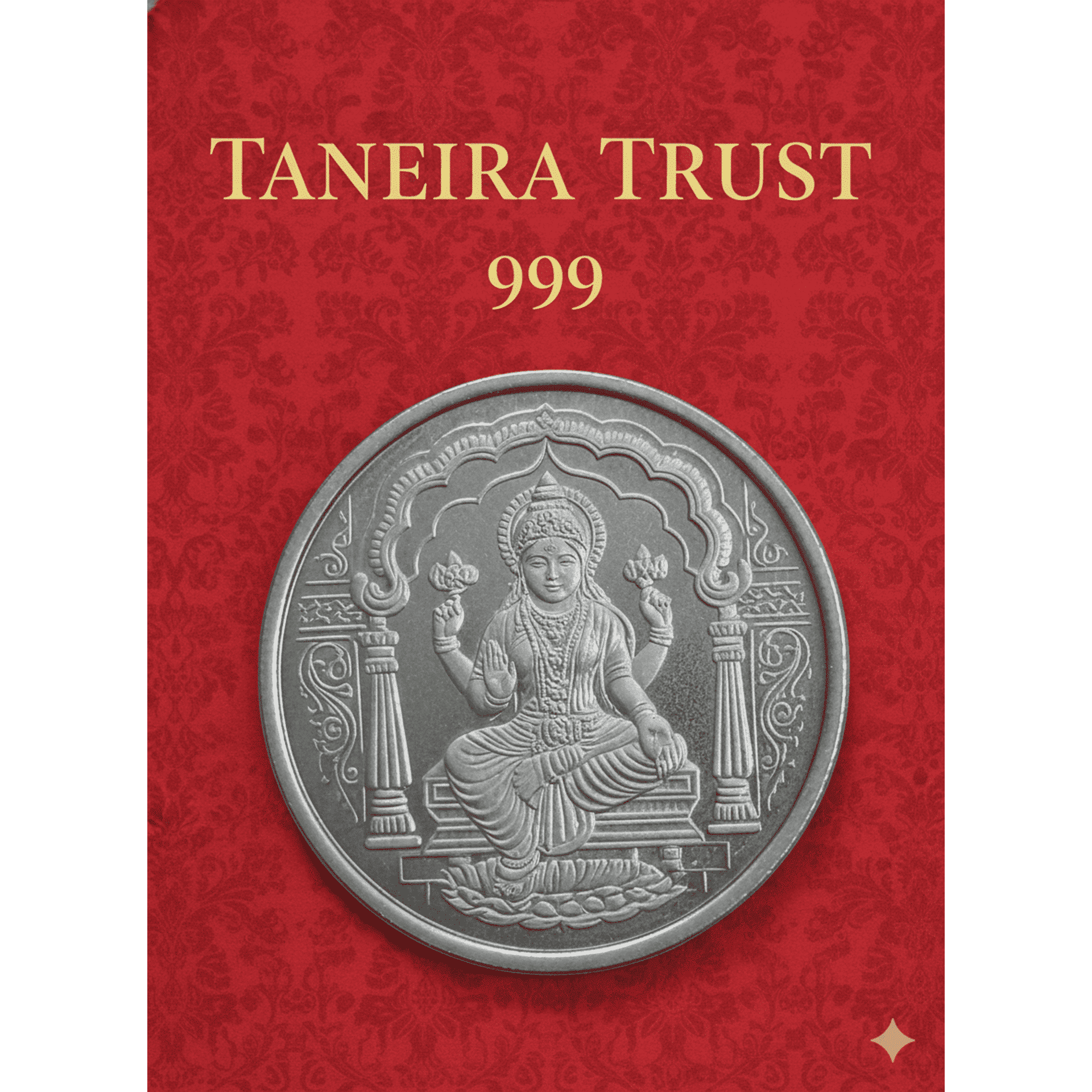 Buy Taneira Trust Laxmi 999 Purity Silver Coin (10 g) Online () At