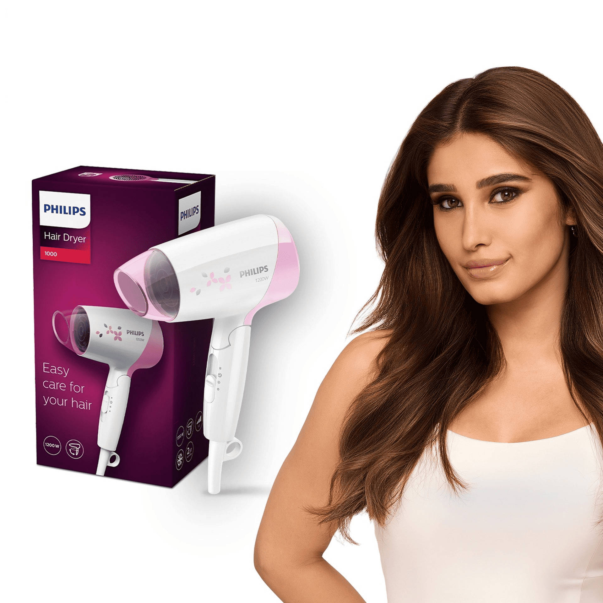 Philips HP8120/00 Thermoprotect Hair Dryer 1200W White - Image 1