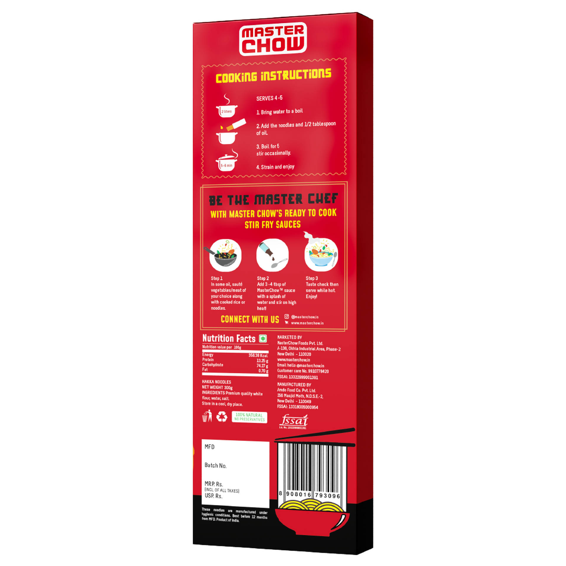 Buy Masterchow Hakka Noodles Online (300 g) At Best Price
