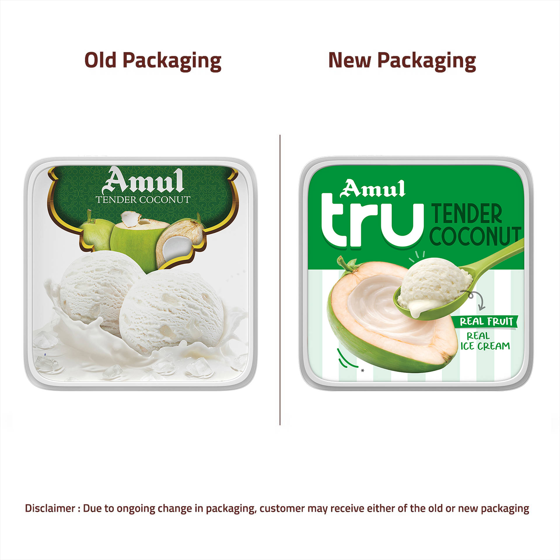 Amul Tru Tender Coconut Ice Cream Tub 1 Ltr - Image 3