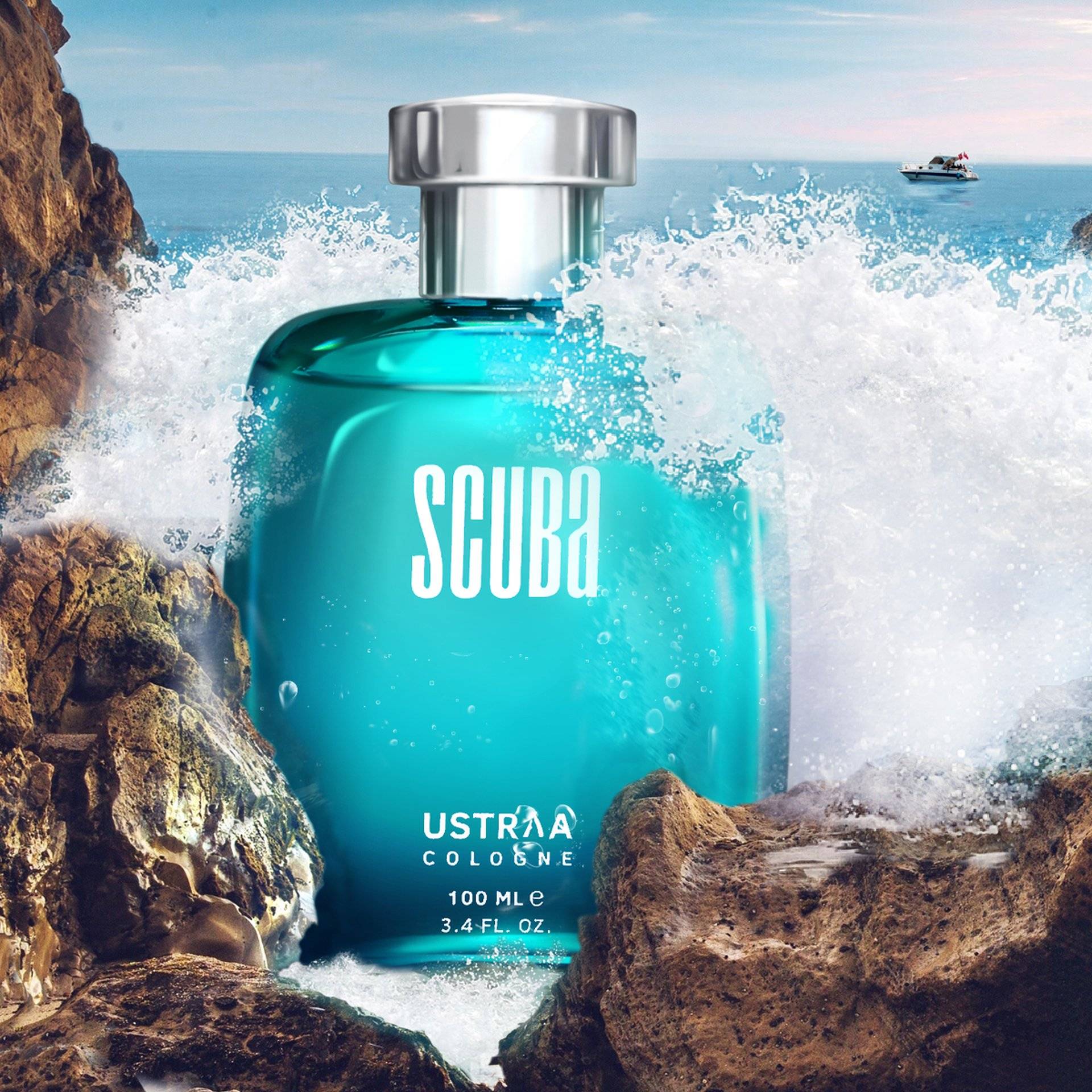 Ustraa Scuba Cologne 100 ml - Image 5