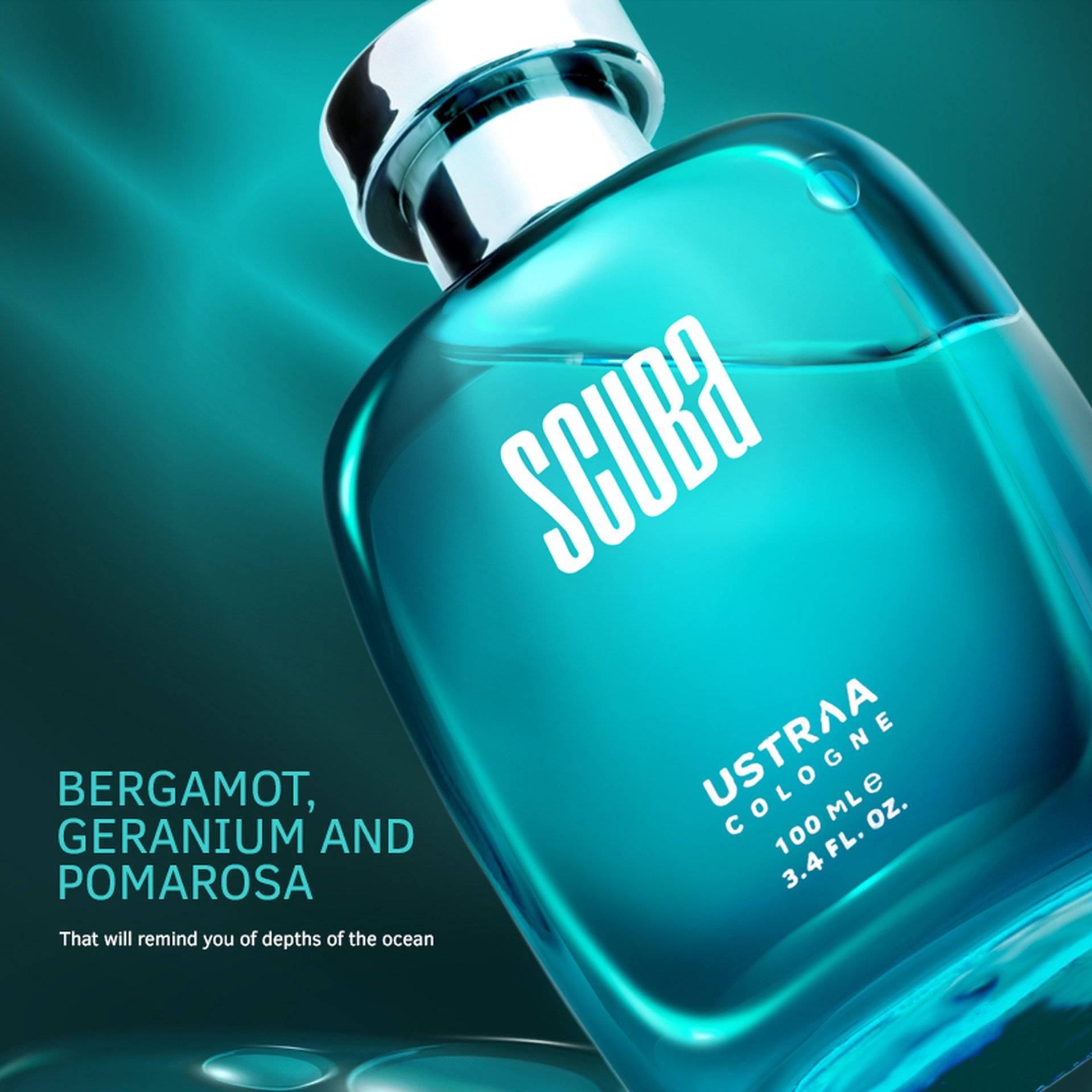 Ustraa Scuba Cologne 100 ml - Image 9