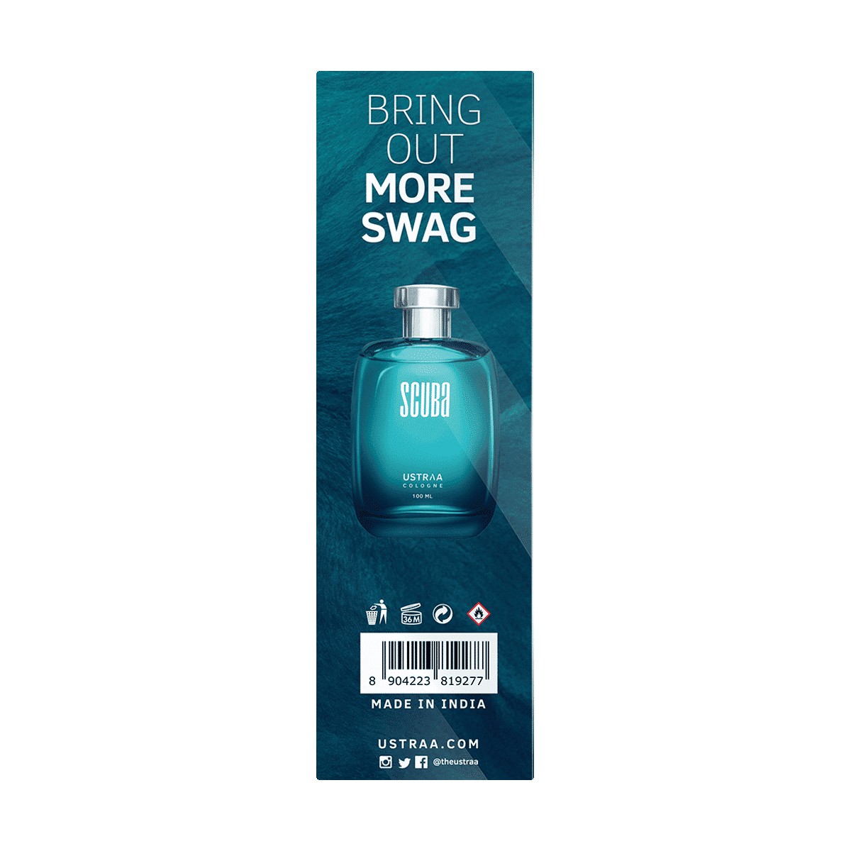 Ustraa Scuba Cologne 100 ml - Image 3