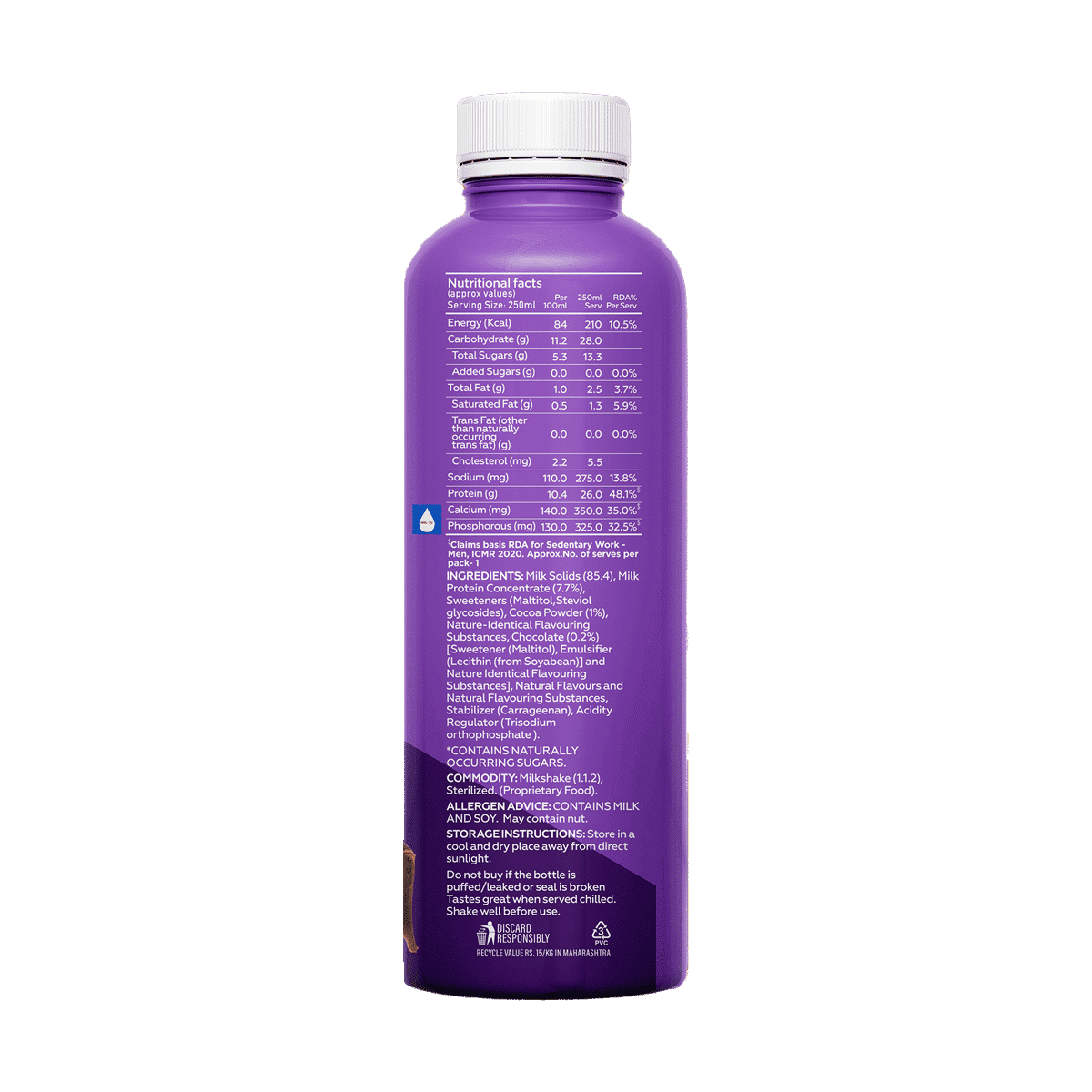 Yoga Bar 26g Protein Shake Double Chocolate - Image 3