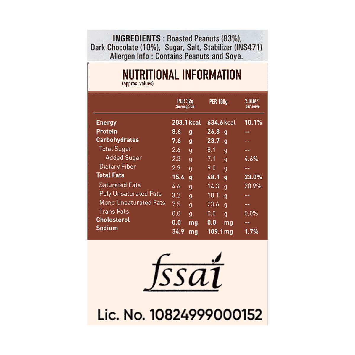 MyFitness Chocolate Peanut Butter Crunchy Spread (510g) - Image 11