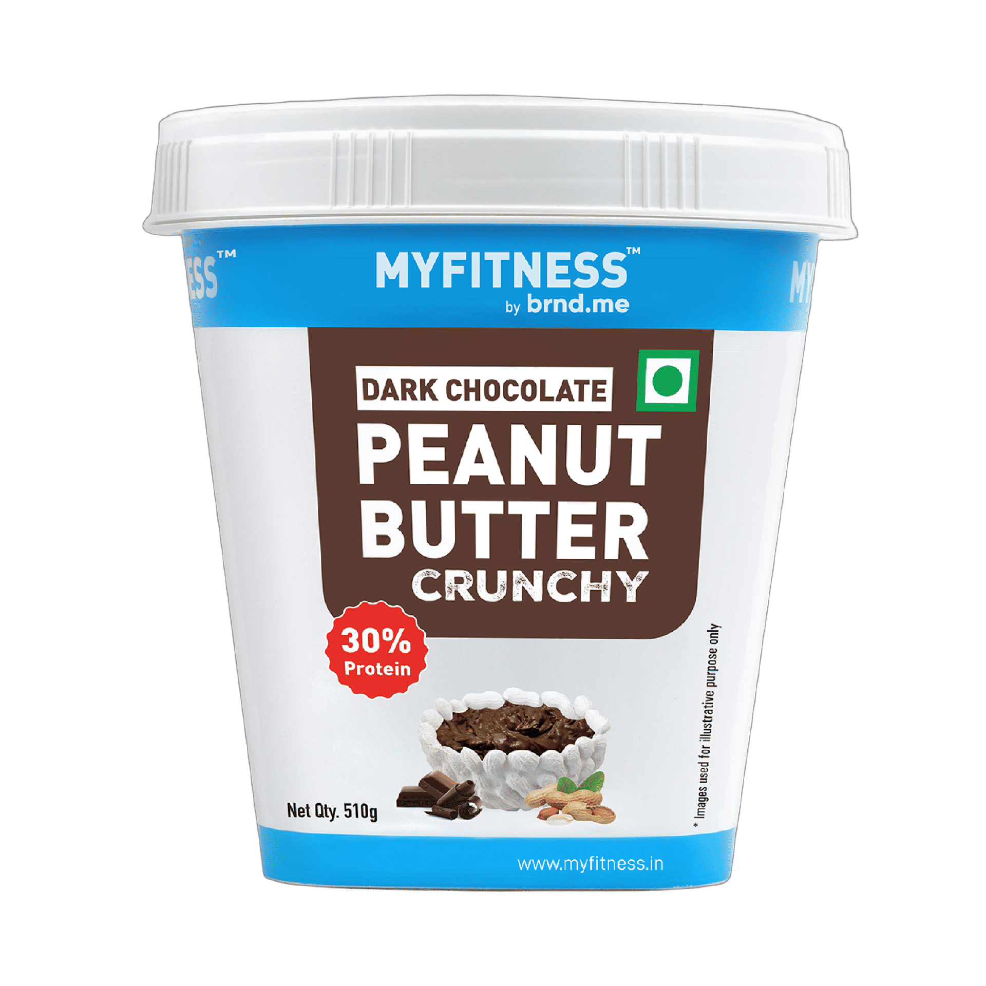 MyFitness High Protein Dark Chocolate Peanut Butter Crunchy Spread
