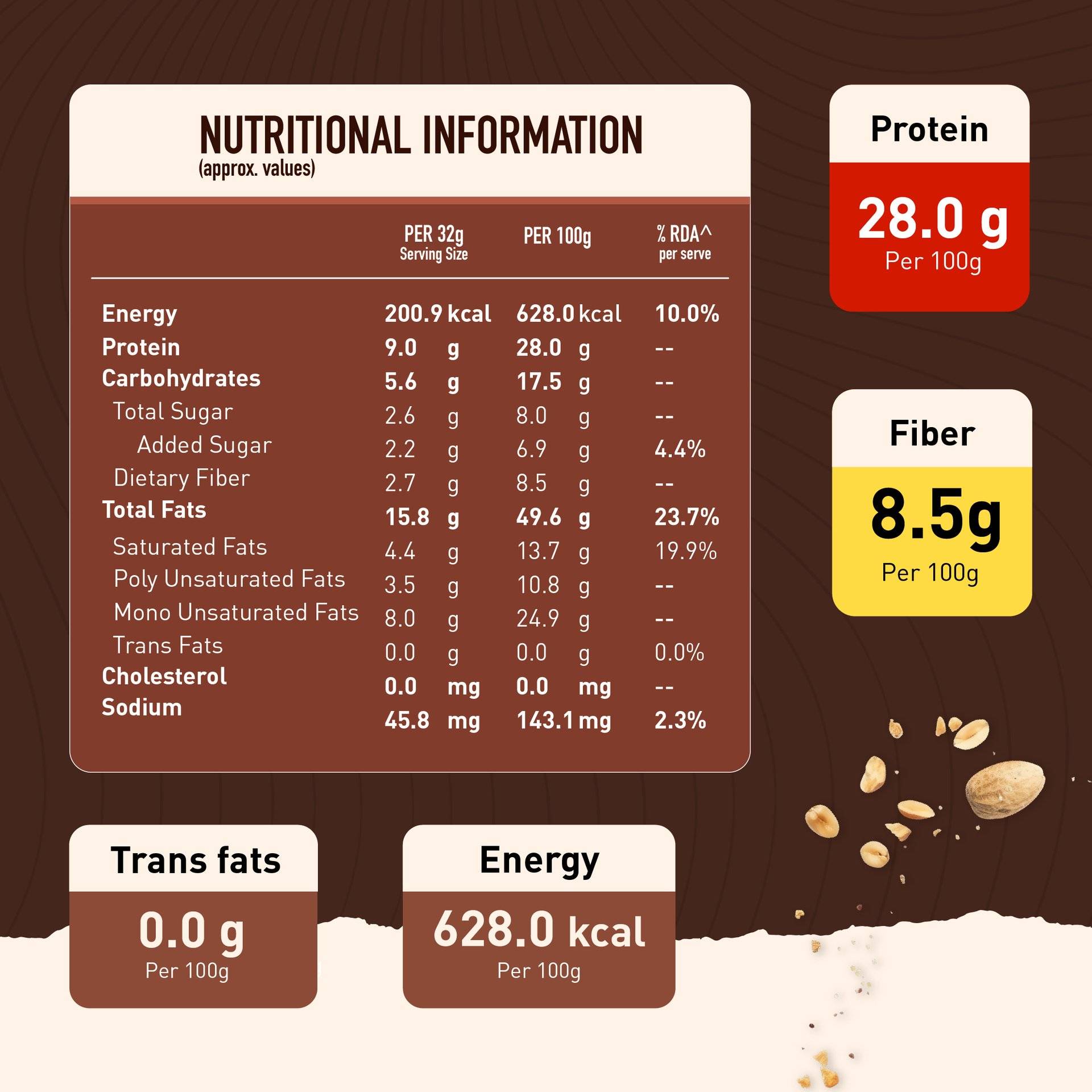 MyFitness Chocolate Peanut Butter Smooth Spread 510g - Image 7