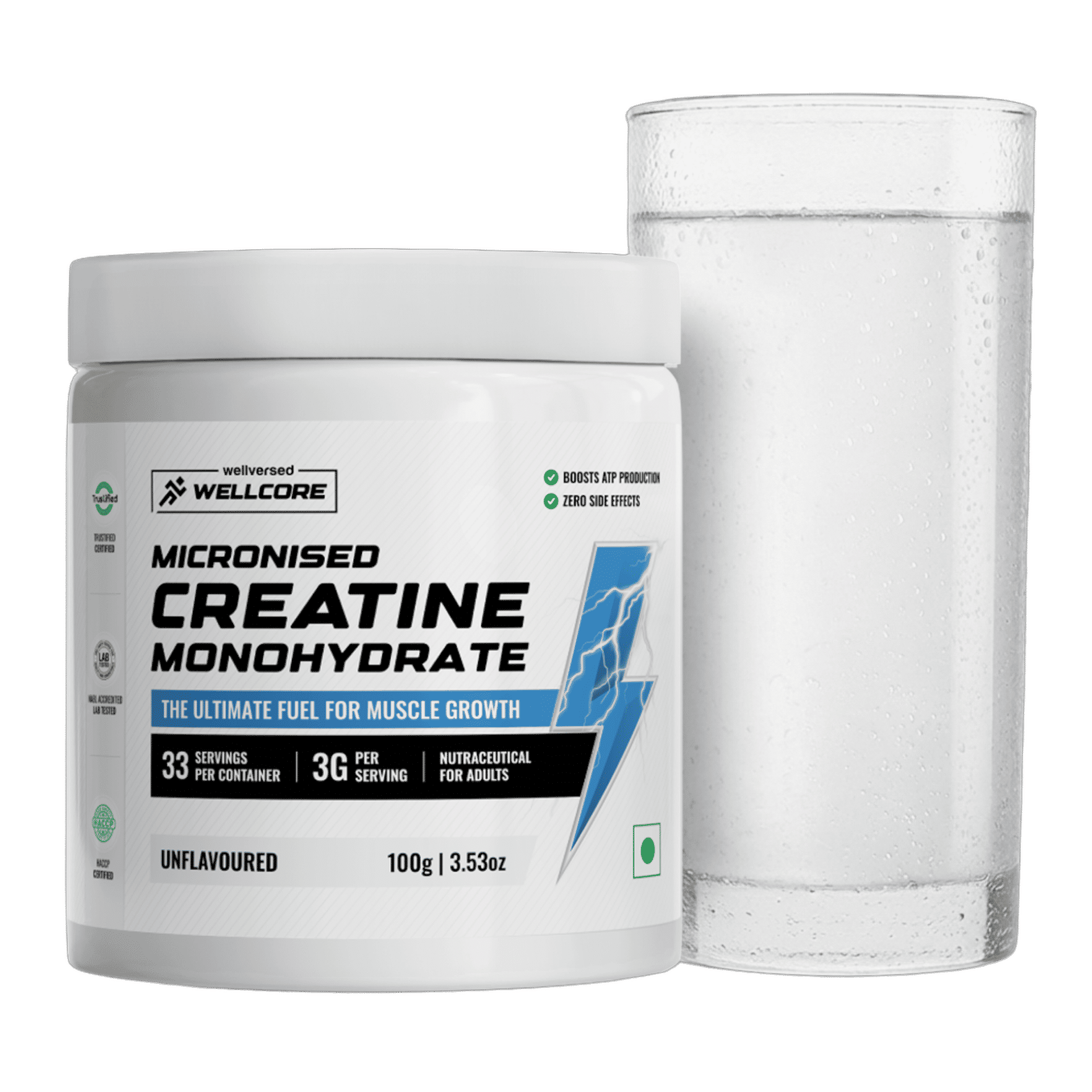Wellcore Micronised Creatine Monohydrate 100g