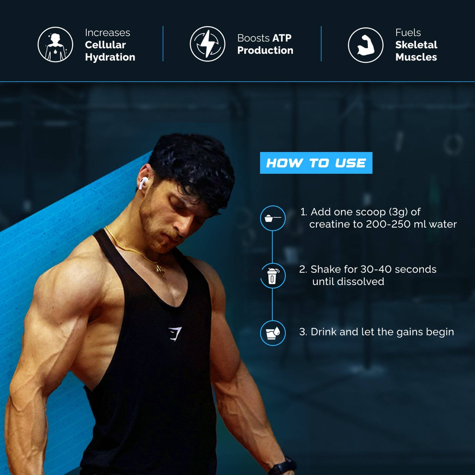 Wellcore Micronised Creatine Monohydrate 100g - Image 4