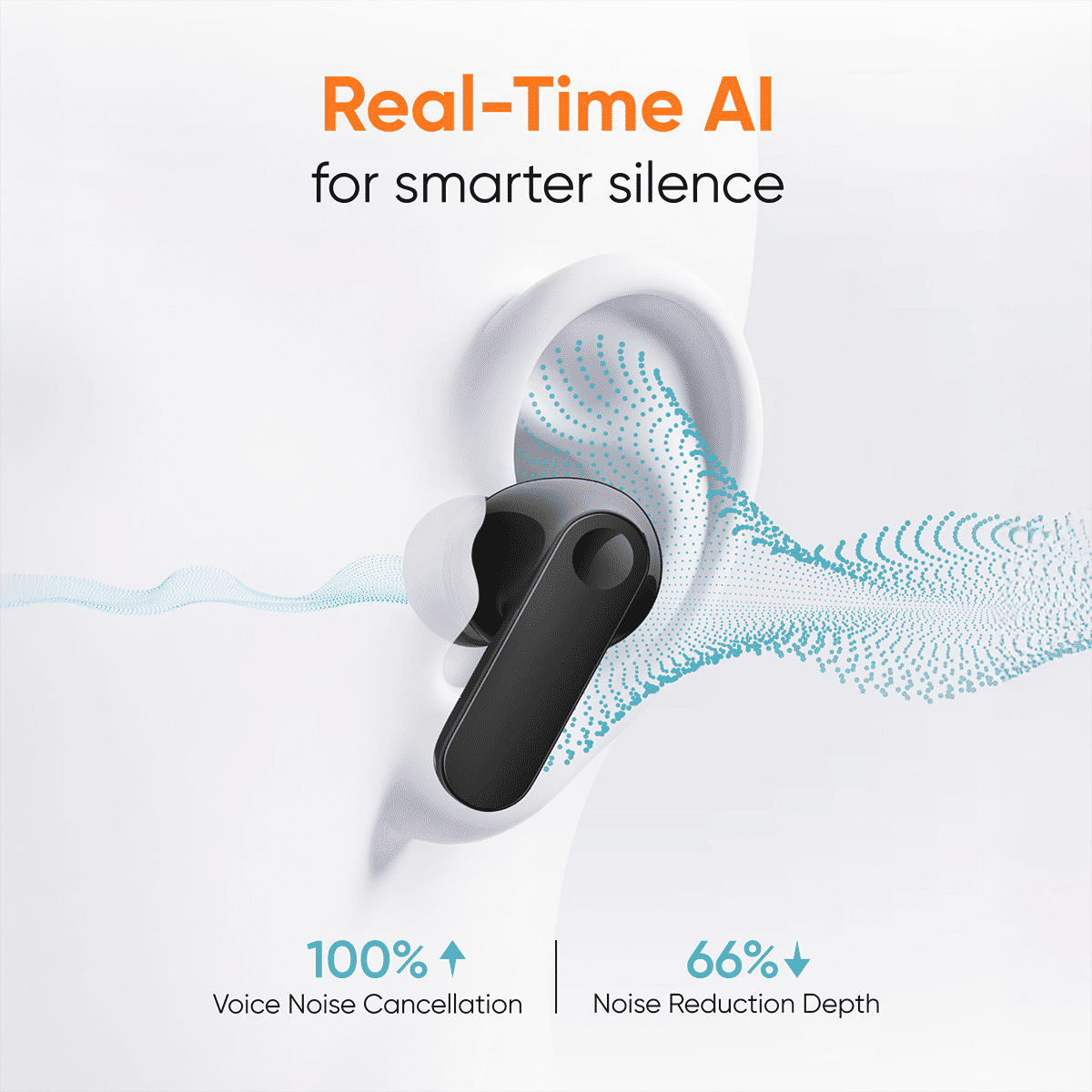 realme Buds T500 Pro ANC - Liquor Chocolate - Image 8