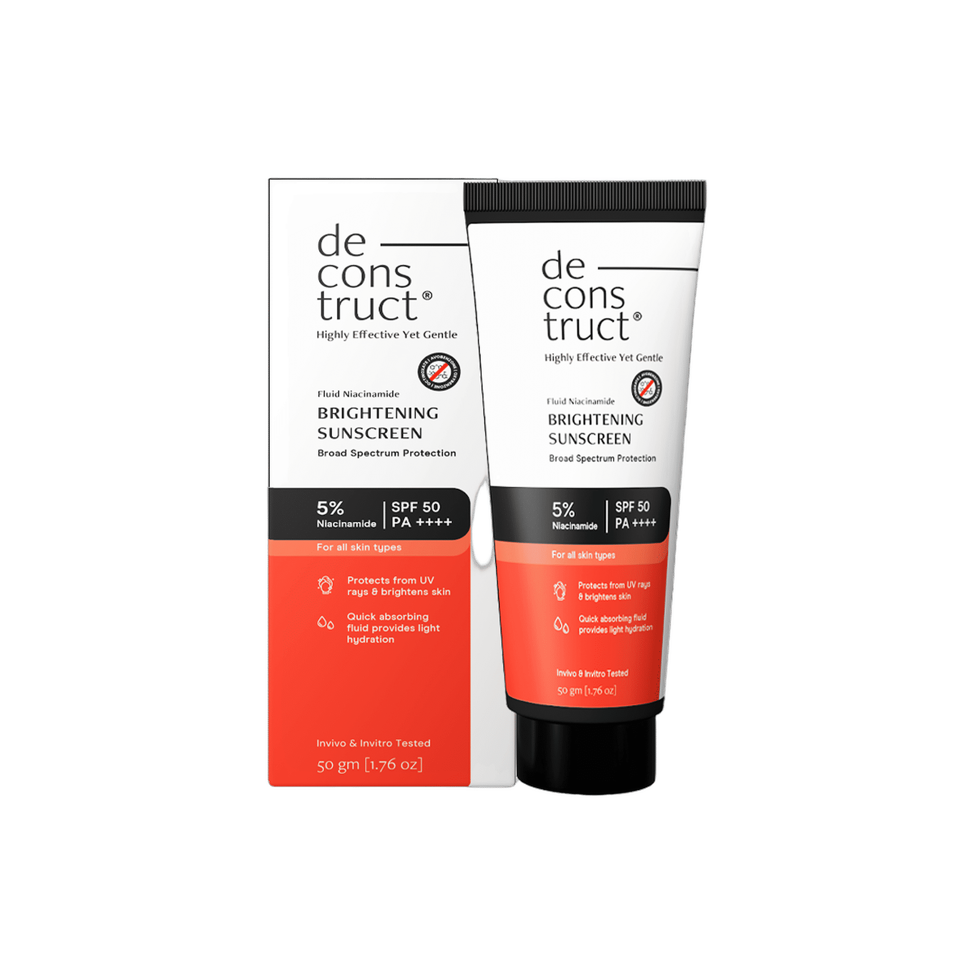 Deconstruct Fluid Brightening Sunscreen SPF 50 PA++++ - Image 1