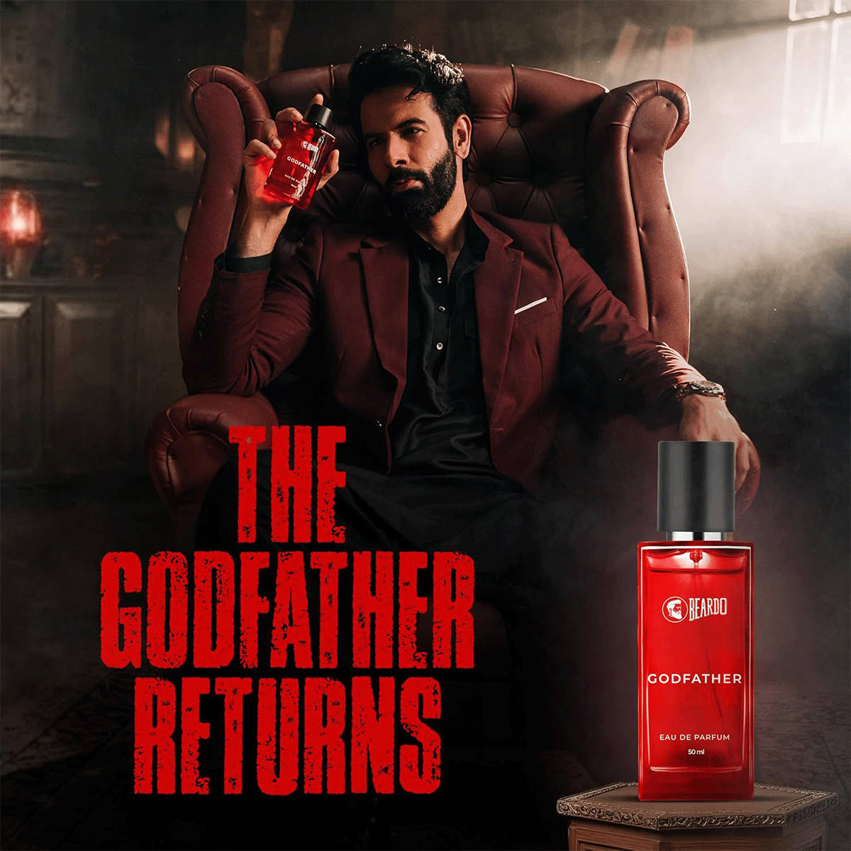 Beardo Godfather Eau De Parfum 50ml - Image 4