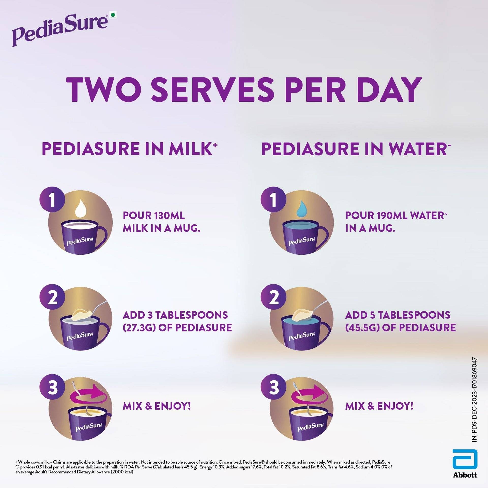 Pediasure Premium Chocolate Drink Refill 200g - Image 6