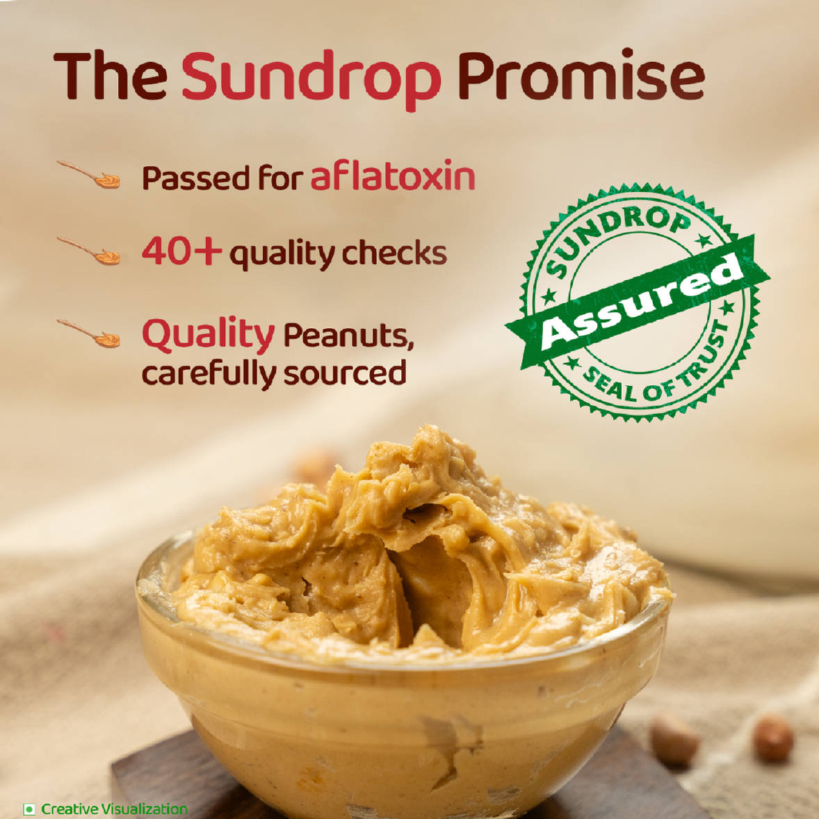 Sundrop Regular Crunchy Peanut Butter 300g 26 g - Image 5