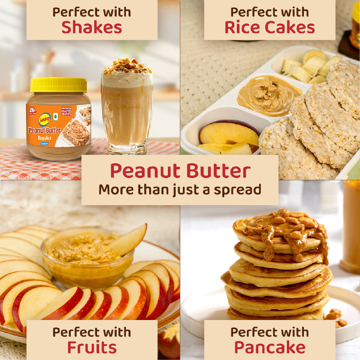 Sundrop Regular Crunchy Peanut Butter 300g 26 g - Image 4