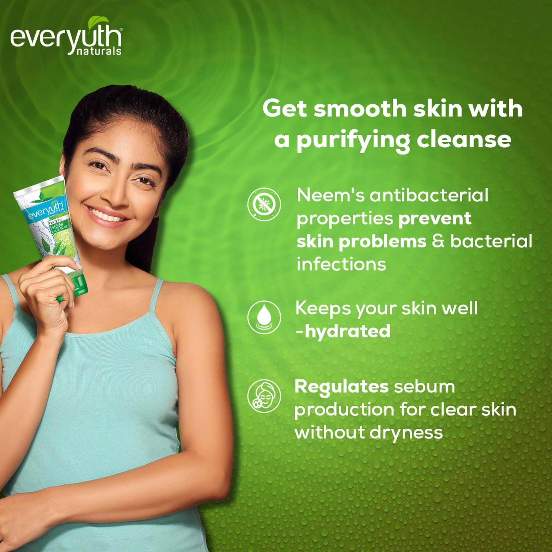 Everyuth Purifying Neem Facewash 150g - Image 3