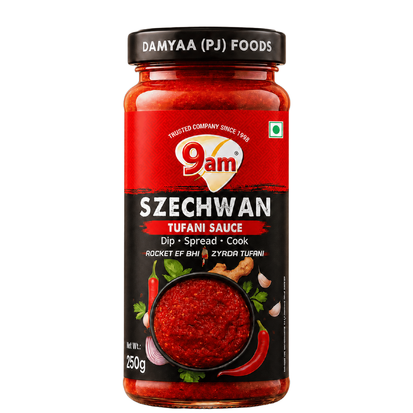 Buy 9am Schezwan Chutney Online (250 g) At Best Price