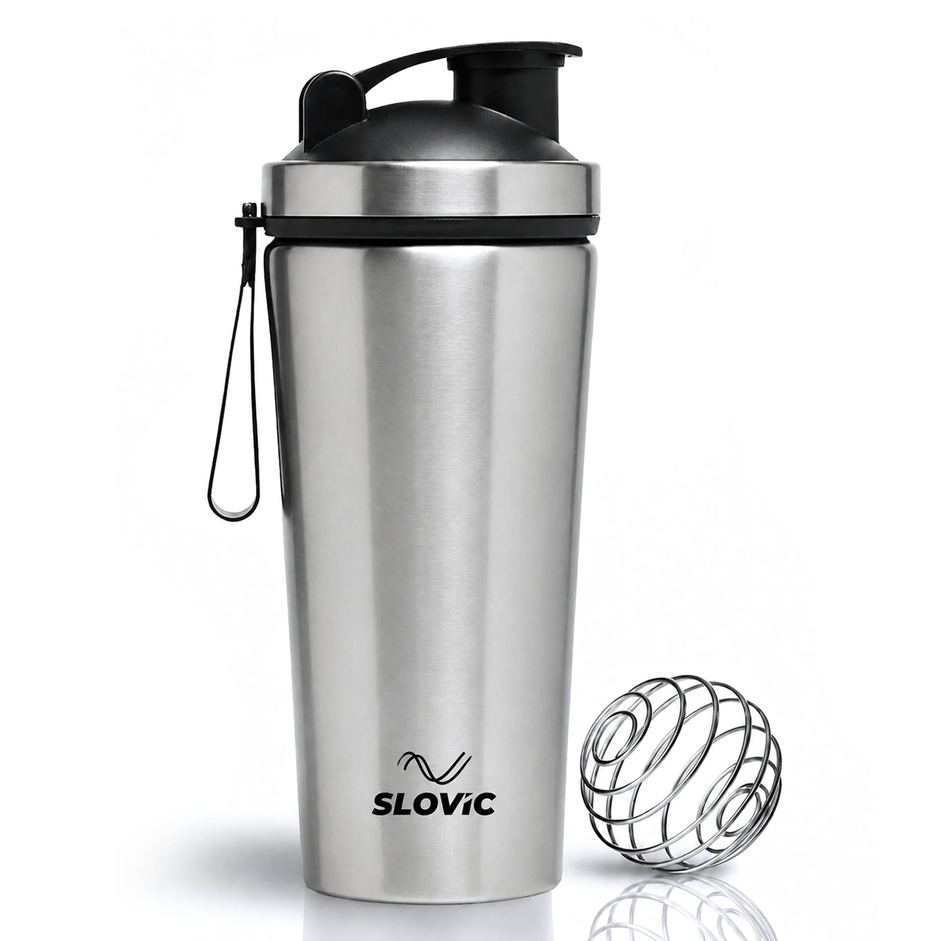 Slovic 750ml Stainless Steel Gym Shaker Bottle - Image 2