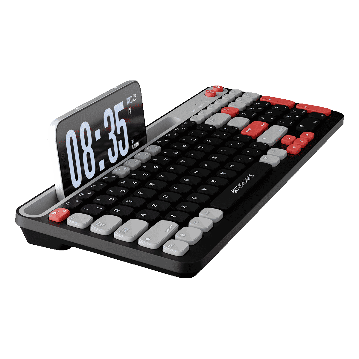 Zebronics Wireless Keyboard 102 Keys Midnight Black - Image 3