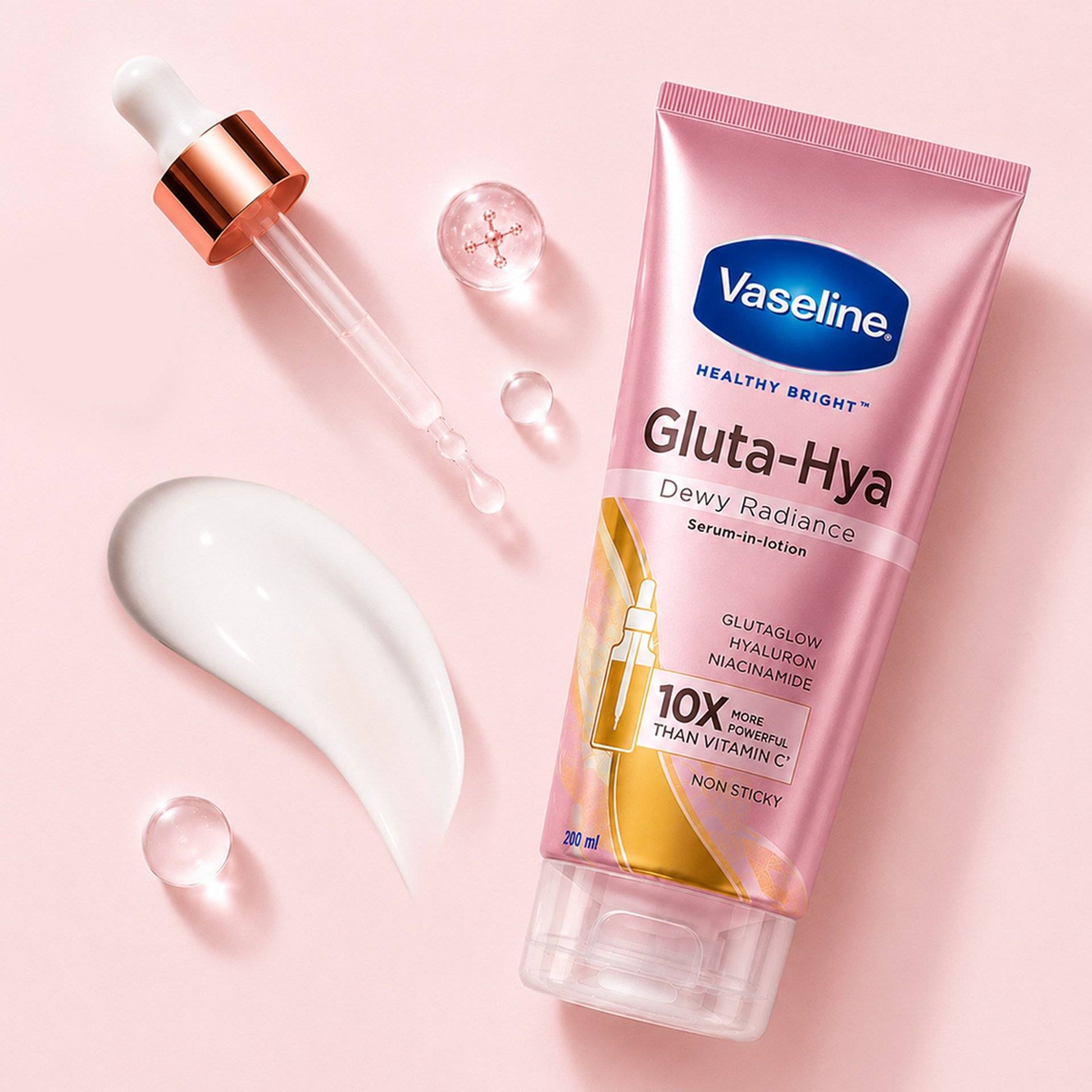Vaseline Gluta Hya Dewy Radiance 200ml - Image 1
