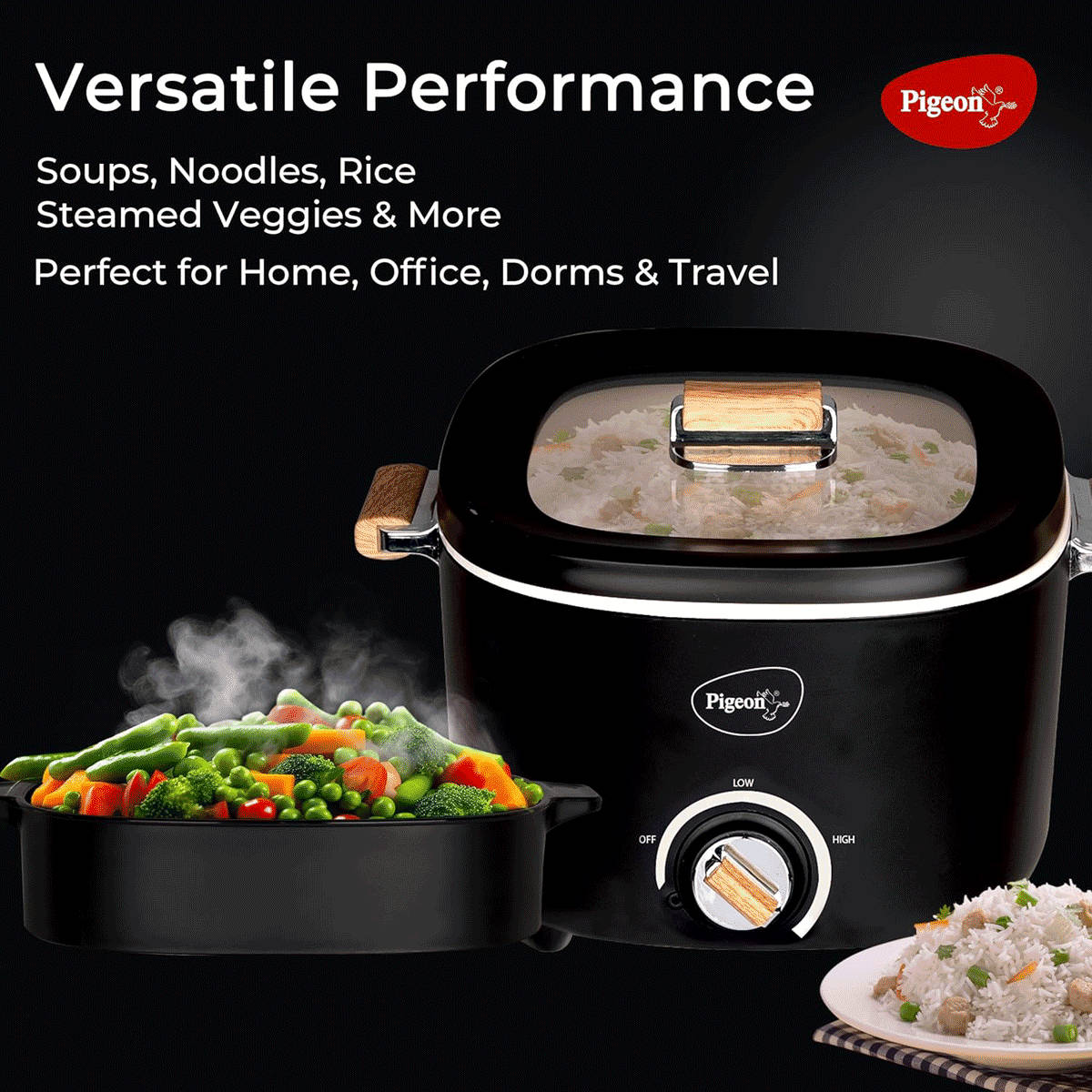 Pigeon Everyday Plus Multi-Cook Electric Kettle 2.5L Black - Image 5