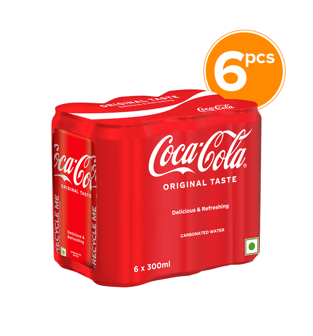 Buy Coca-Cola Cans Multi Pack Of 6 1800Ml - Online (6 Pieces) At
