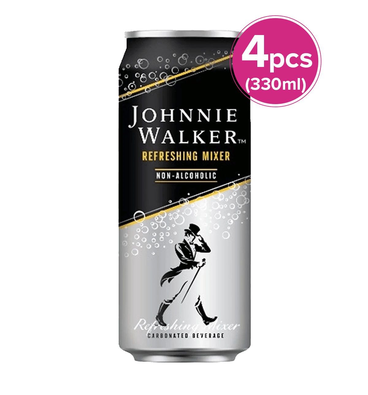 Buy Johnnie Walker Refreshing Mixer Online (4 pieces) At Best Price