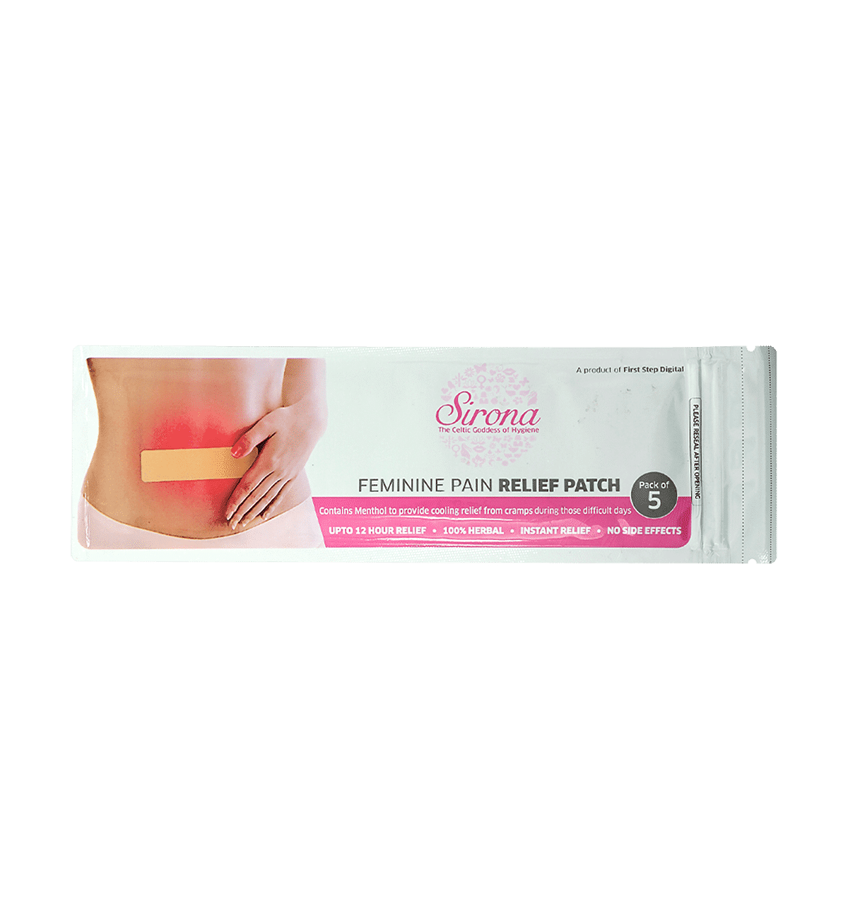 Buy Sirona Period Pain Relief Patches (5 Patches) Online @ Best Price in  India