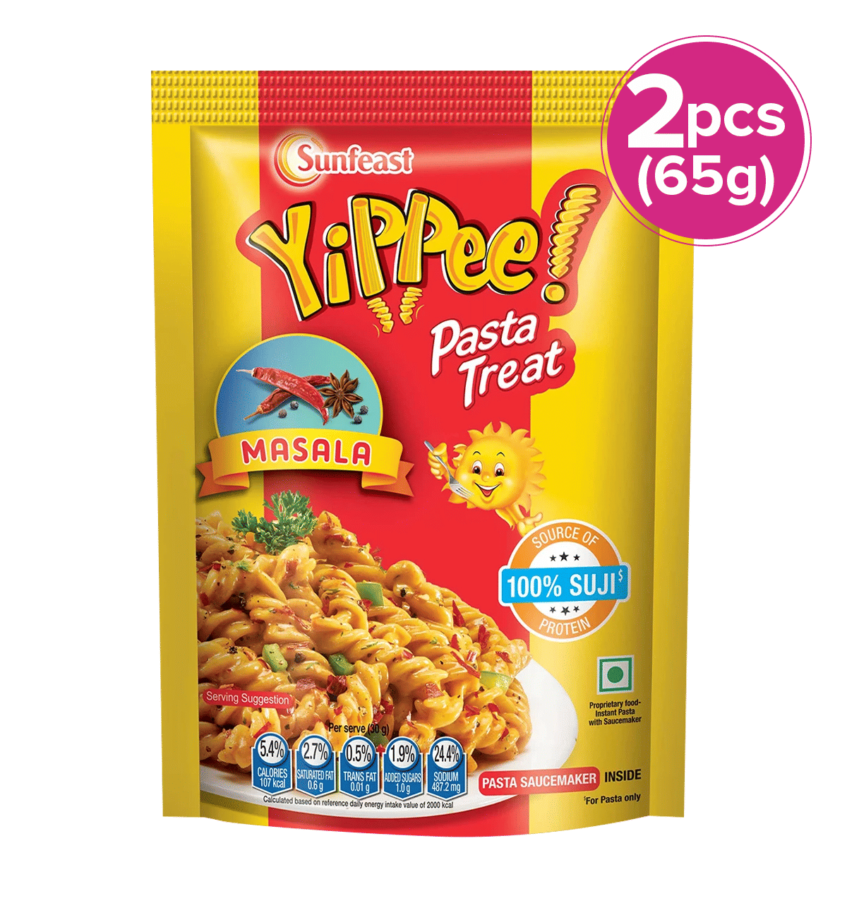 Buy Sunfeast Yippee Sunfeast Yippee Masala Instant Pasta 3 pieces ...