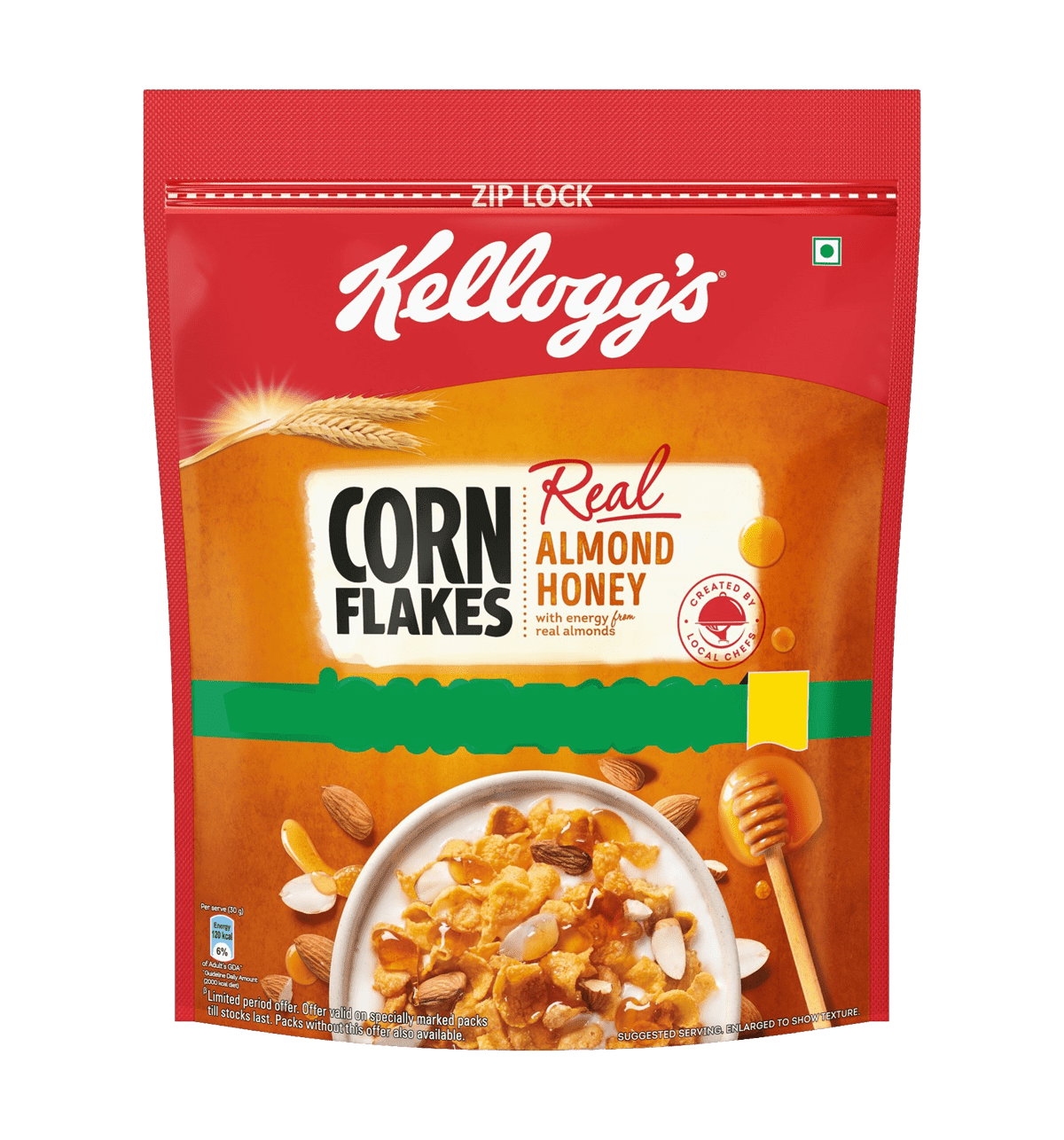 Buy Kellogg's Kellogg's Real Almond & Honey Corn Flakes 1 kg Online At ...