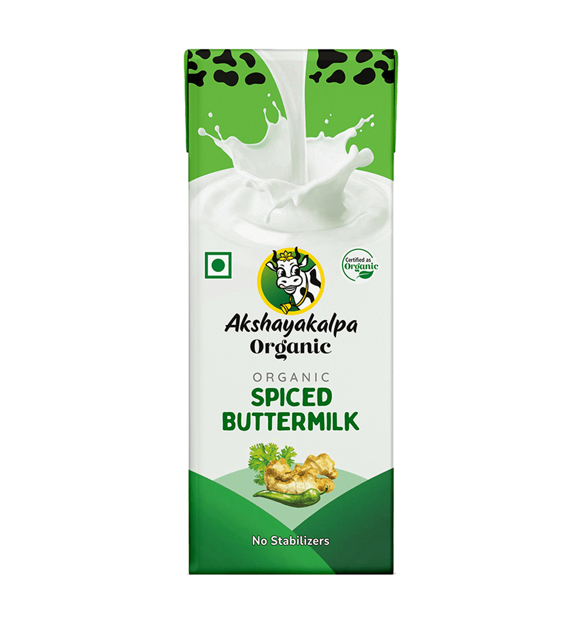 Buy Akshayakalpa Akshayakalpa Organic Spiced Butter Milk - Uht 200 Ml ...