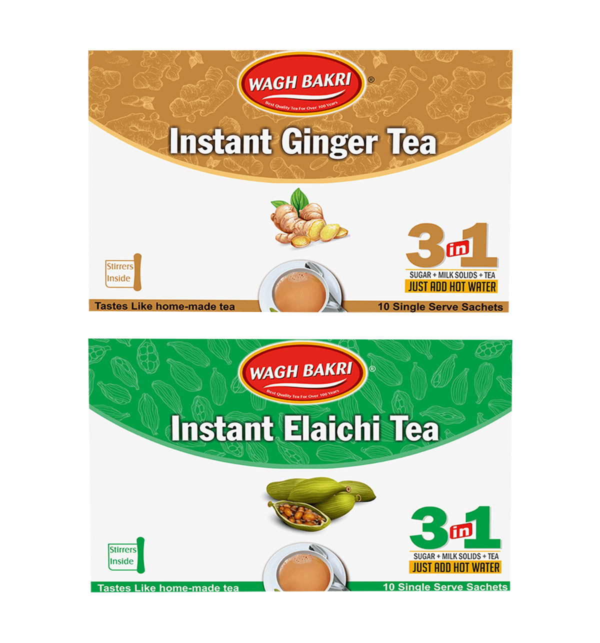 Buy Wagh Bakri Wagh Bakri Instant Elaichi Tea Premix & Wagh Bakri ...