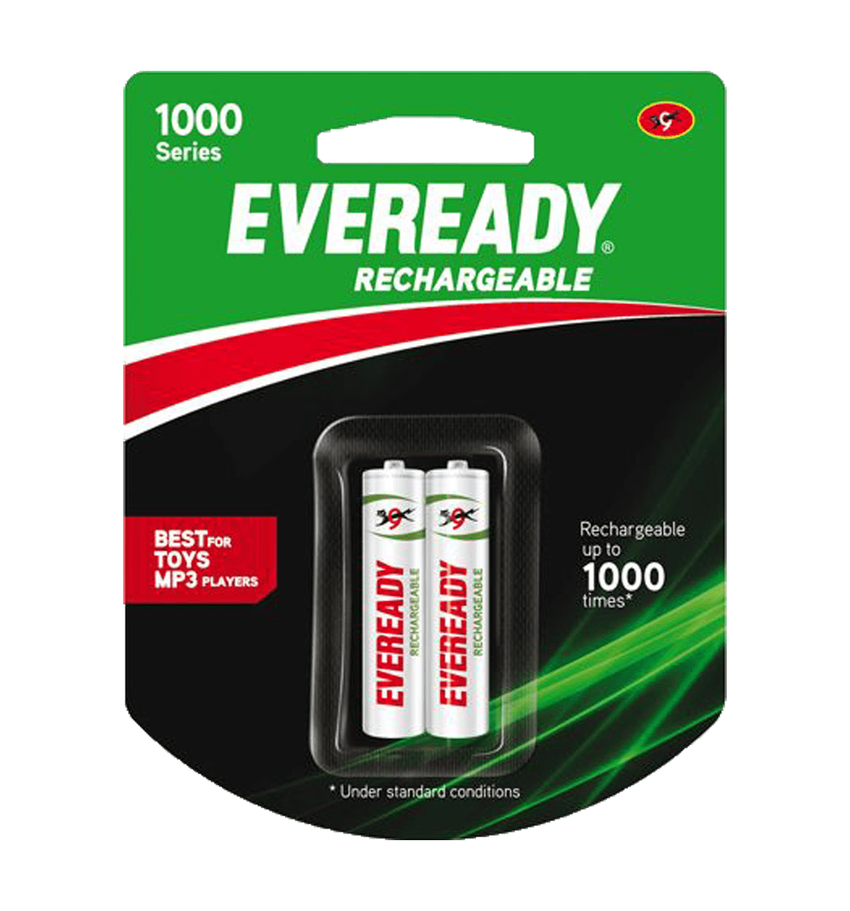 Buy Eveready Eveready BP2 600 NIMH Rechargeable AAA Batteries for